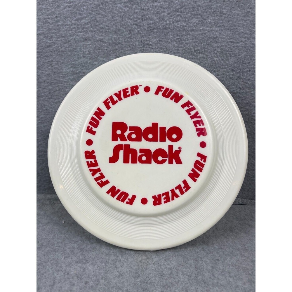 Vintage Radio Shack Fun Flyer Advertisement‎ Frisbee - Rare Item - Very Good
